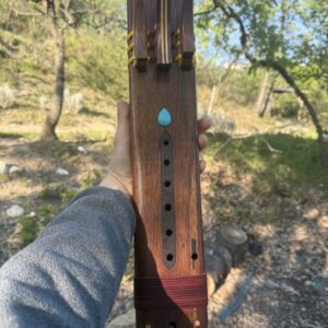 Triple drone flute A-432hz