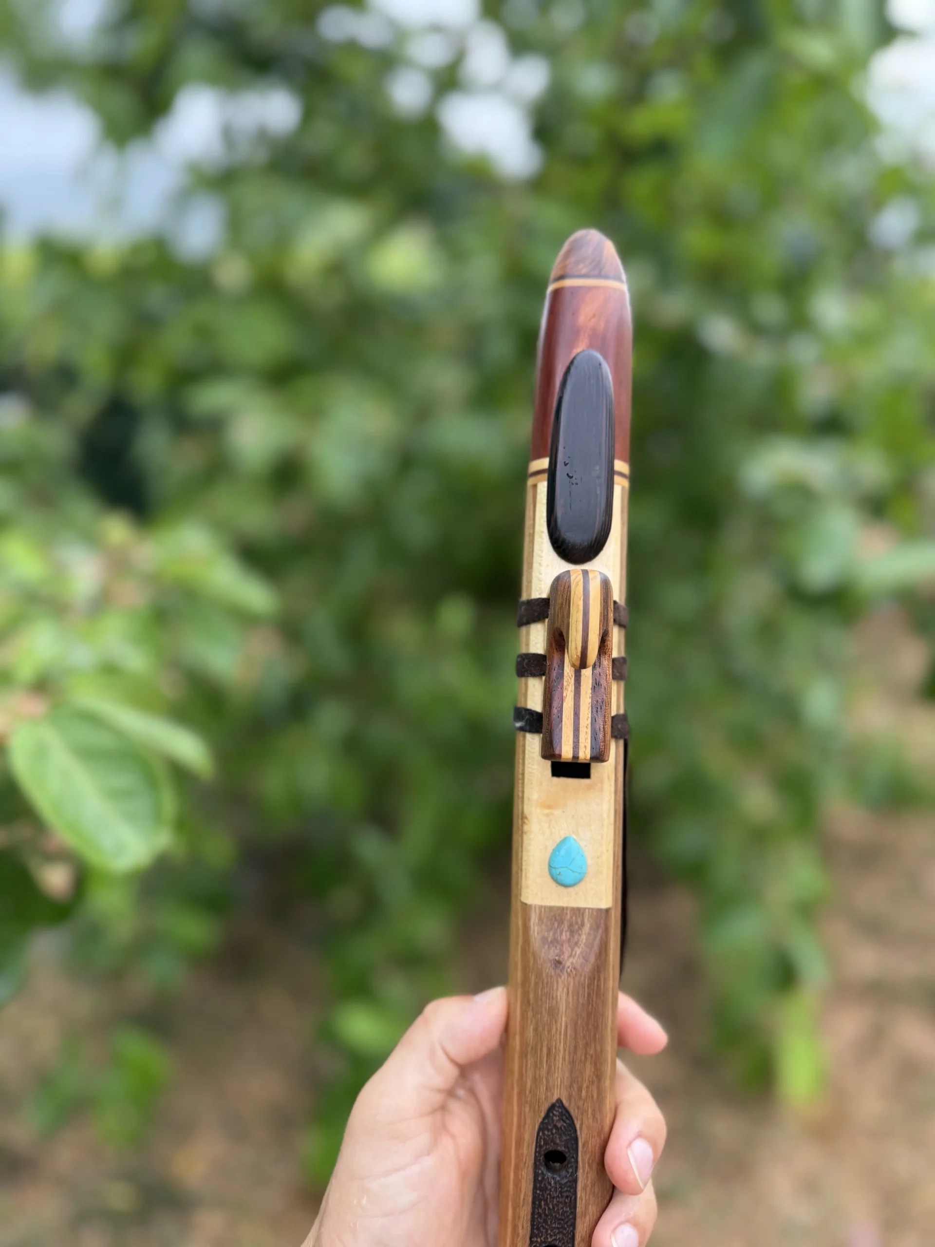 Turquoise Native Flute Fis-432hz