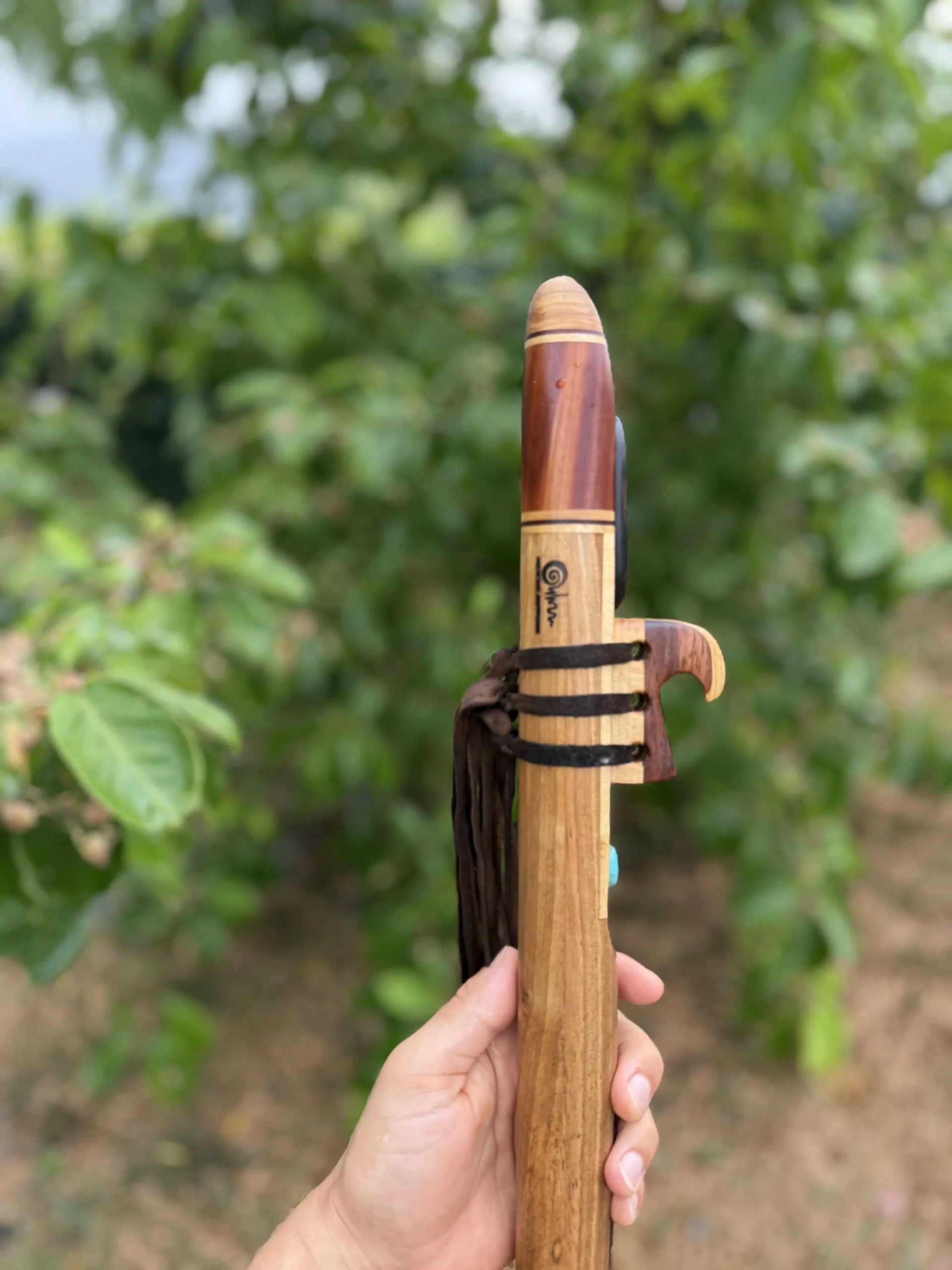 Turquoise Native Flute Fis-432hz